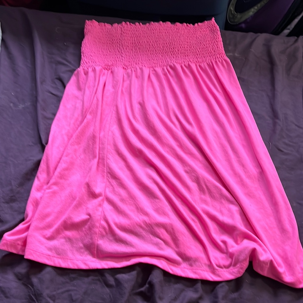 OP Juniors strapless dress cover up